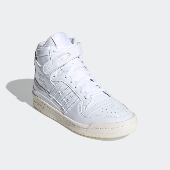 adidas Shoes - NWT Adidas Forum Mid
Triple White Patent Leather Women's